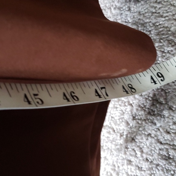 Vintage brown maxi dress with lace detailing and butterfly sleeves - Picture 8 of 10